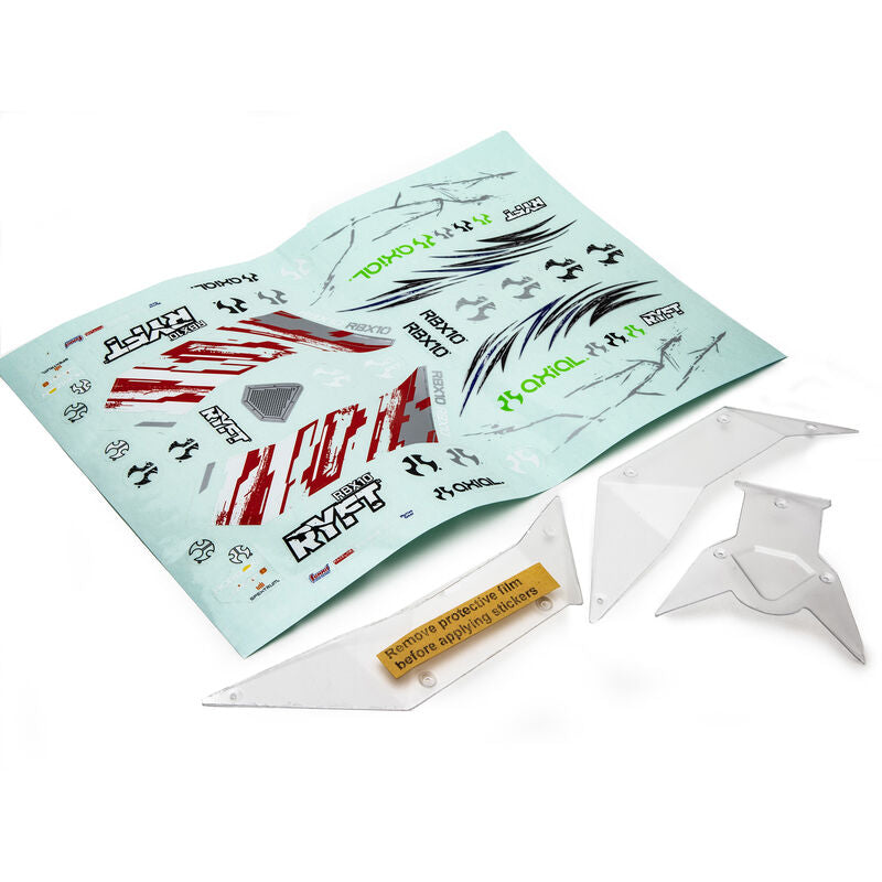 AXIAL AXI230032 Body Panel Set (Clear) RBX10