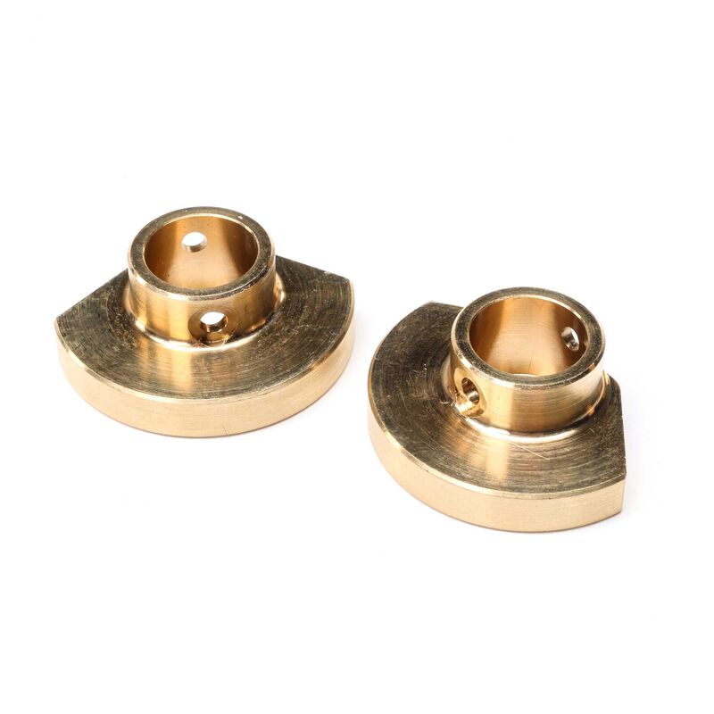AXIAL AXI332009 Brass Rear Axle Tube Caps, L/R (30g): PRO