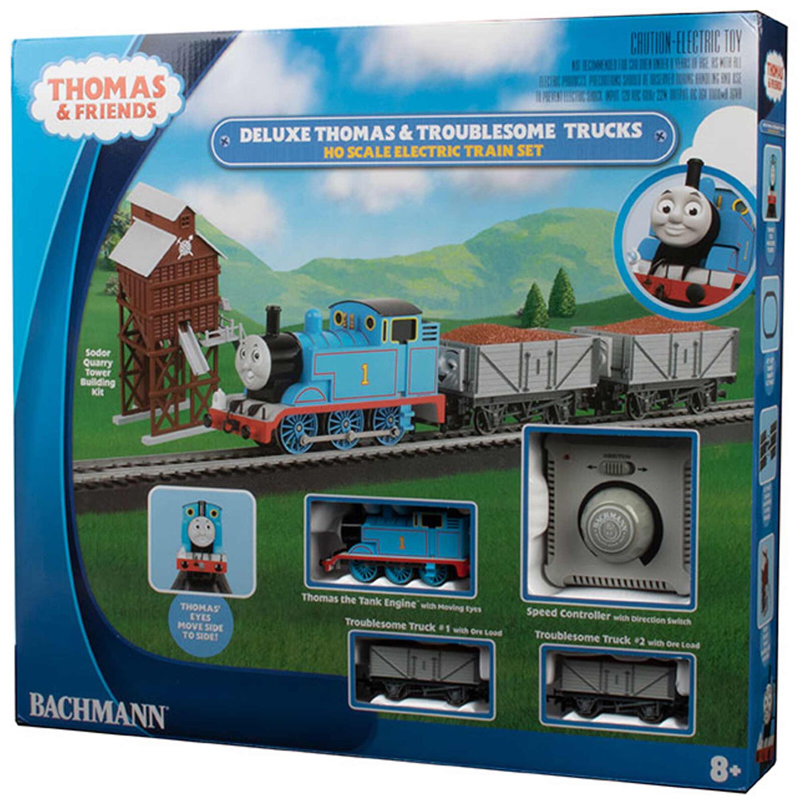 BACHMANN 00760 HO Deluxe Thomas & the Troublesome Trucks Freight Set