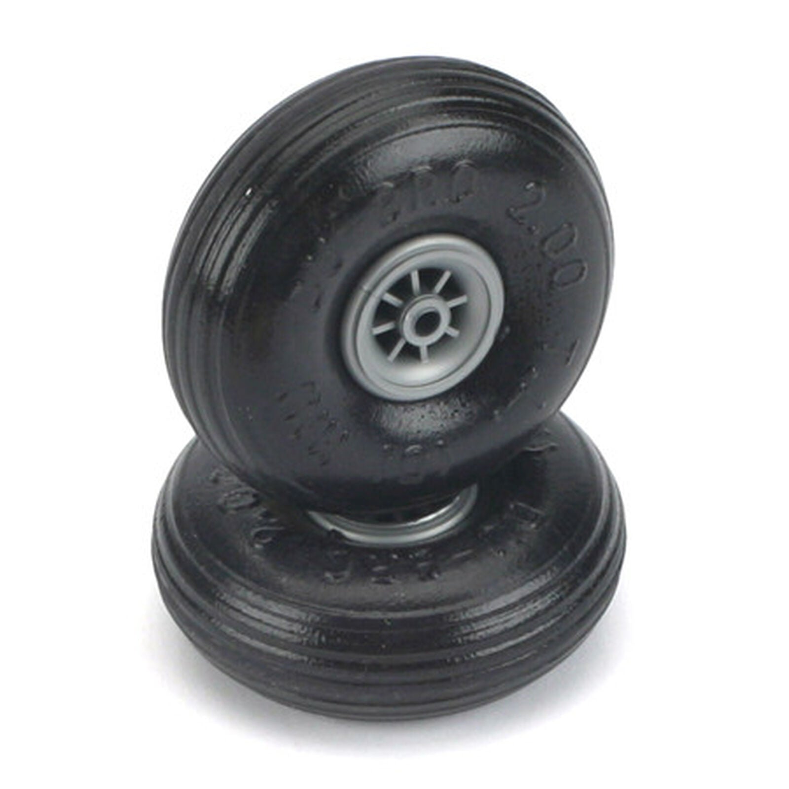DUBRO 225TL Treaded Lite Wheels 2-1/4" (2)