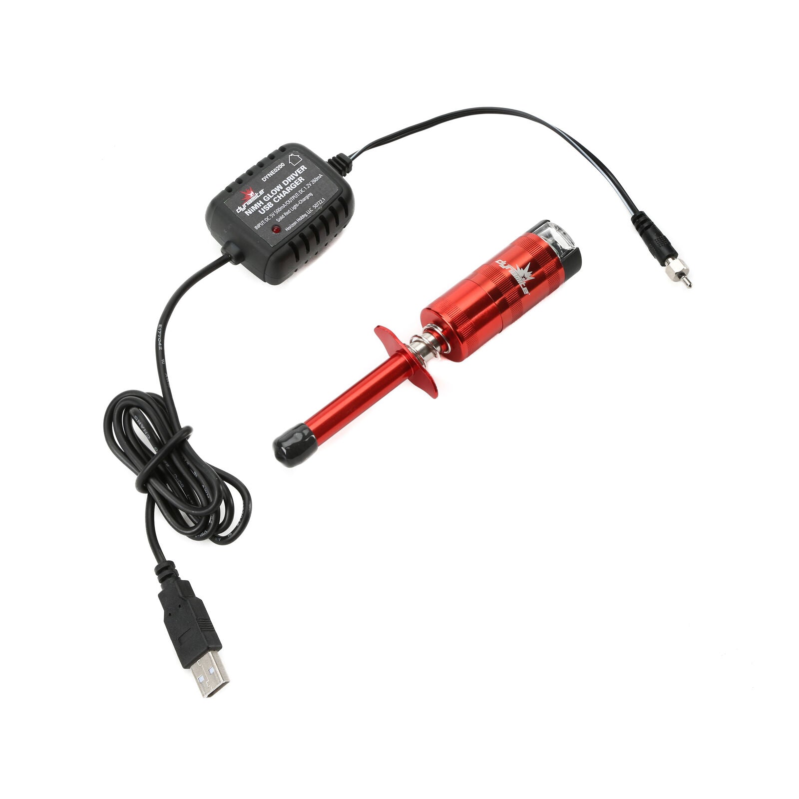 DYNAMITE DYNE0200 Metered NiMH Glow Driver with USB Charger