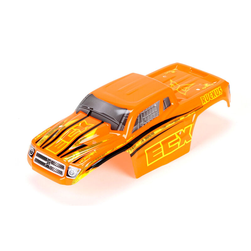 ECX ECX210004 Body Set,Decorated, Orange/Yellow: 1/18 4WD Ruckus