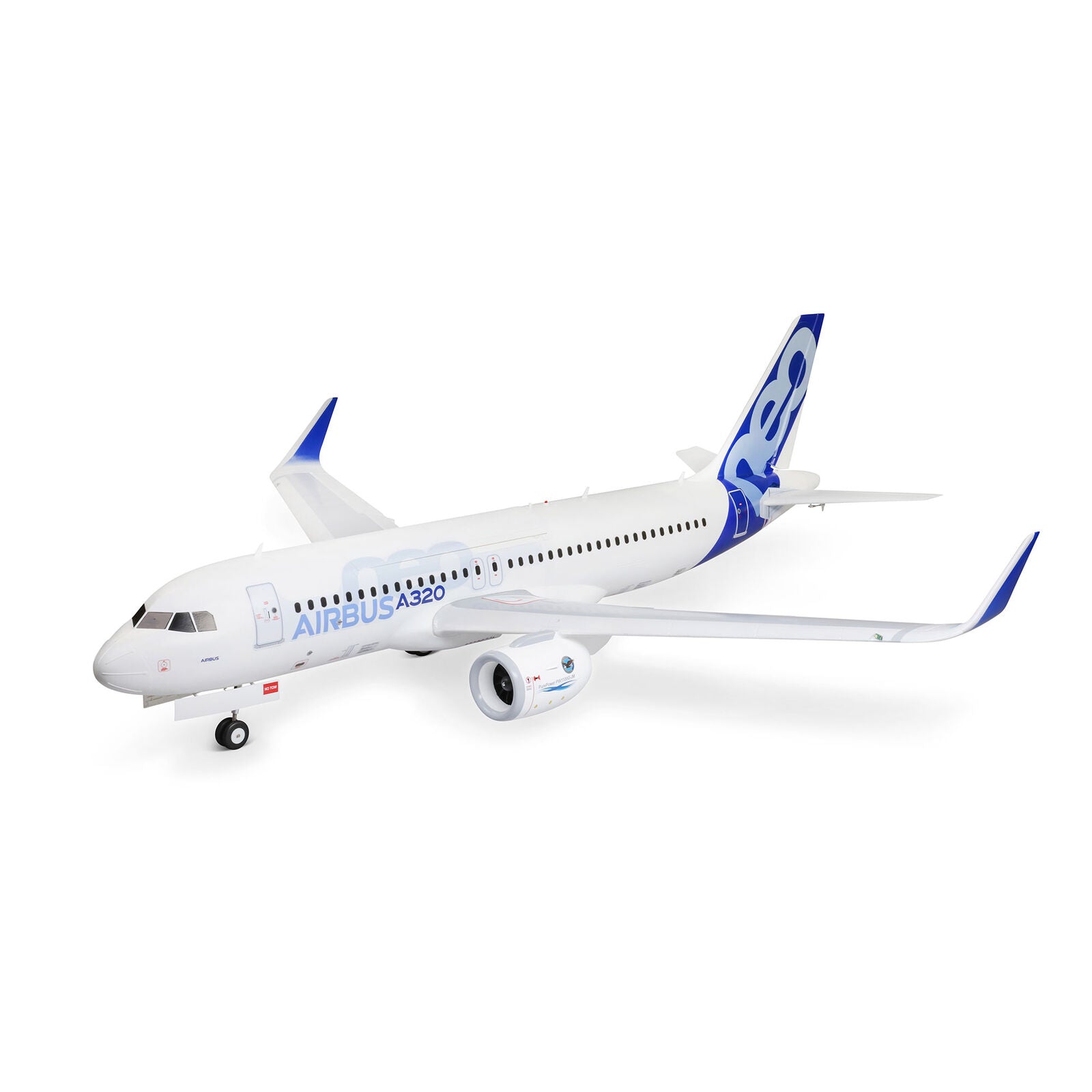 EFLITE EFL-1493 Airbus A320neo Twin 64mm EDF BNF Basic with AS3X+ and SAFE Select