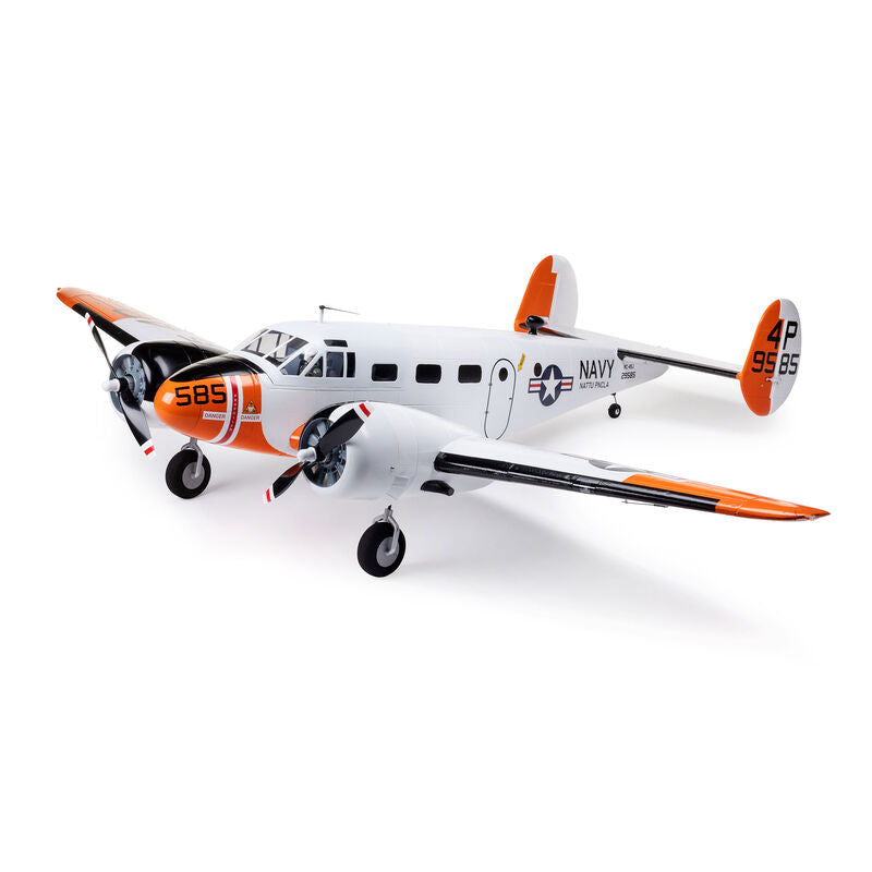 EFLITE EFL-3726 Beechcraft D18/RC-45J 1.5m BNF Basic with AS3X+ and SAFE Select