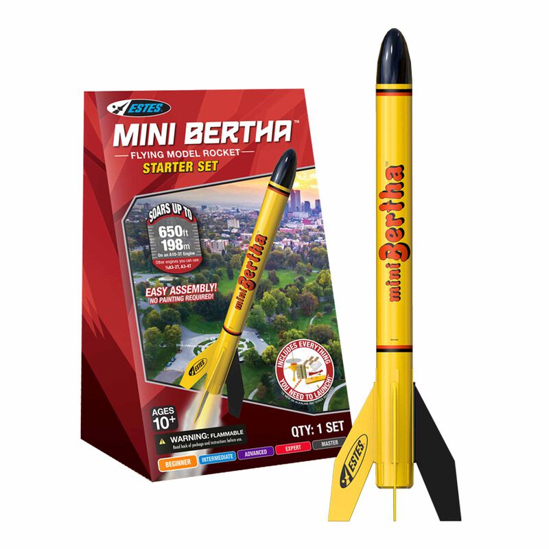 ESTES 5332 Mini Bertha™ Model Rocket Starter Set