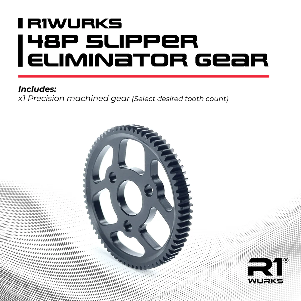 R1WURKS 900055-72 Slipper Eliminator Spur Gear, 48P , 72T