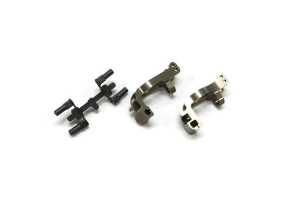 KYOSHO IFW412  Aluminum Front Hub Carrier Set(L,R/Gunmetal/MP9)