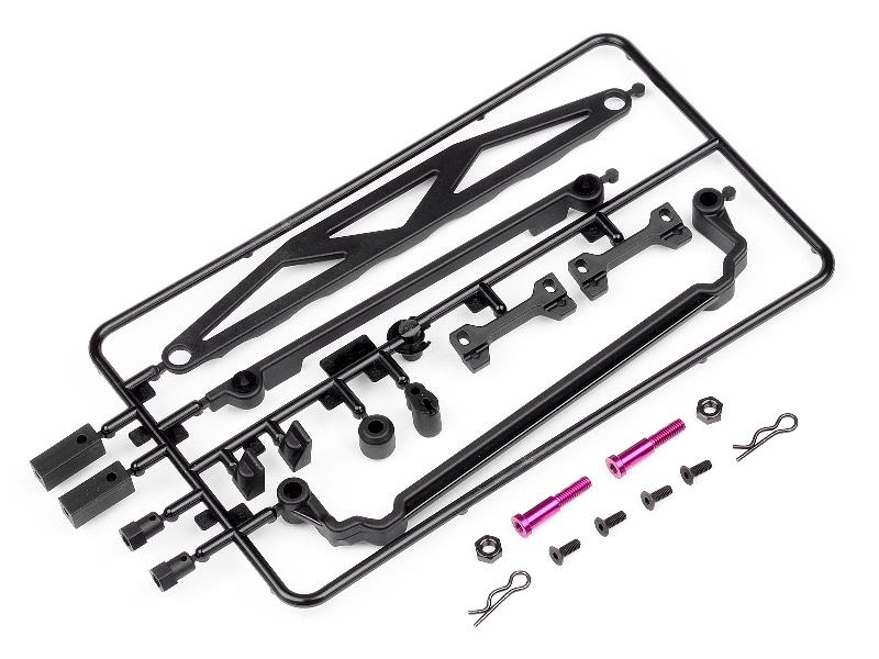 HPI HOT BODIES HB67841 HB RACING LI-PO BATTERY HOLDER SET