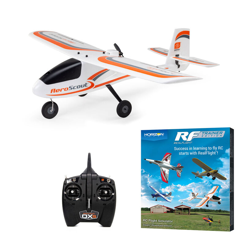 HOBBYZONE HBZ380002 AeroScout S 2 1.1m RTF Basic with SAFE and RealFlight