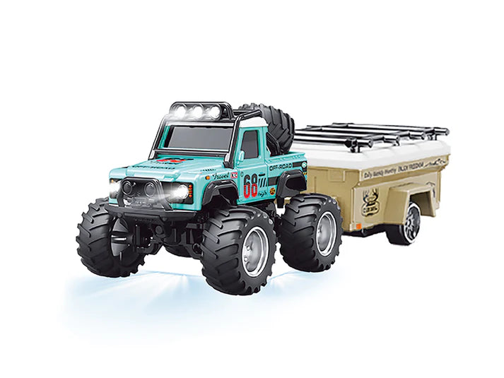 RC PRO HG4-478 1/64 R/C Jeep with trailer with APP control