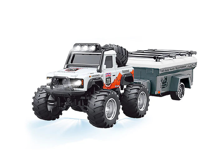 RC PRO HG4-478 1/64 R/C Jeep with trailer with APP control