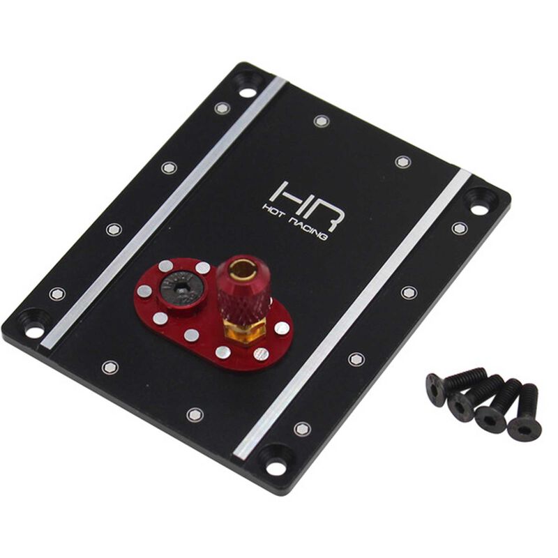 HOT RACING AUTB525C01 Aluminum Replica Fuel Cell Receiver Box Lid: Axial Capra