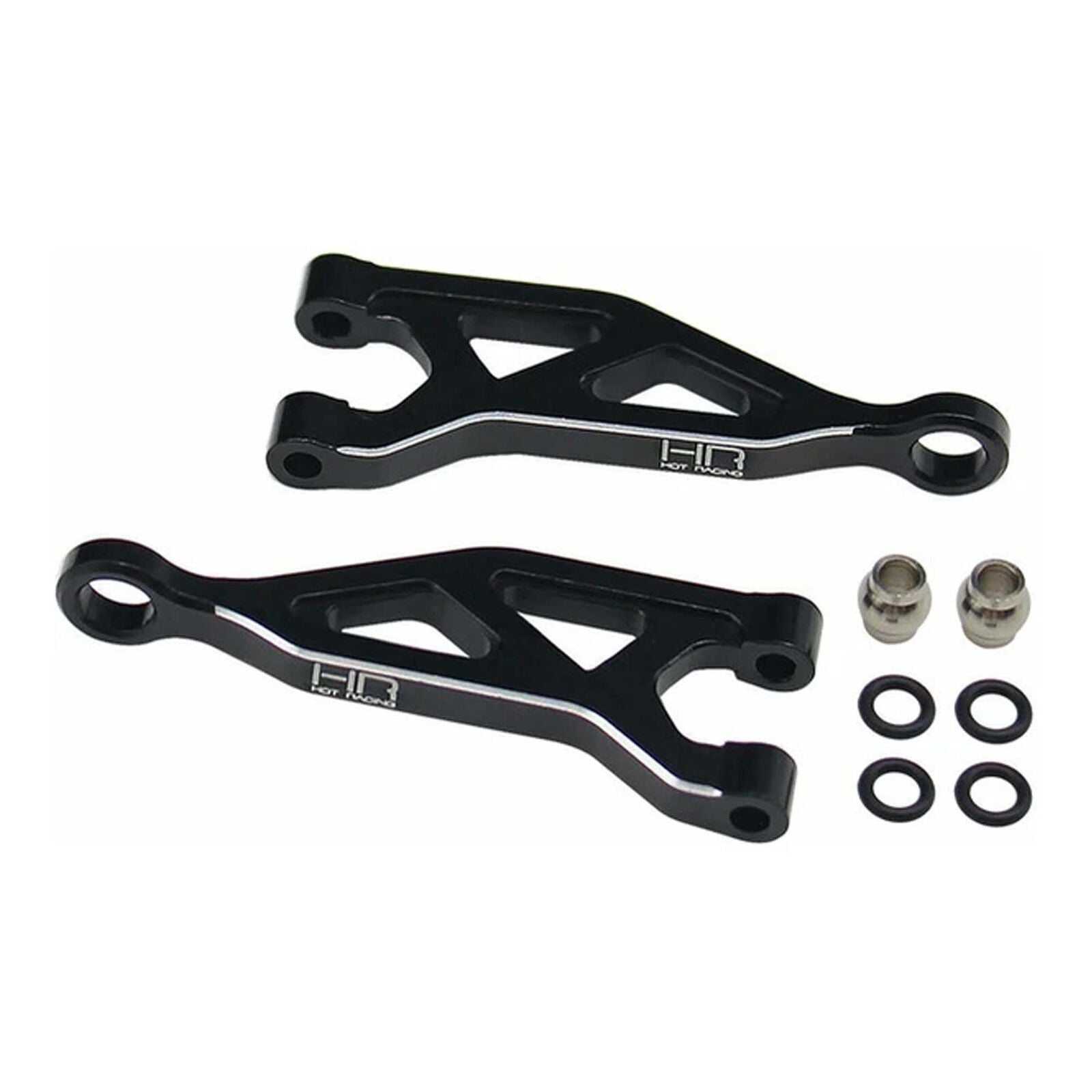HOT RACING GRM57N01 Aluminum Rear Upper Arm Set (Short), 1/18 ARRMA GROM Vehicles