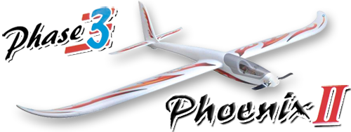 Phase 3 Phoenix II EPP Glider Kit w/ BL Motor & Prop