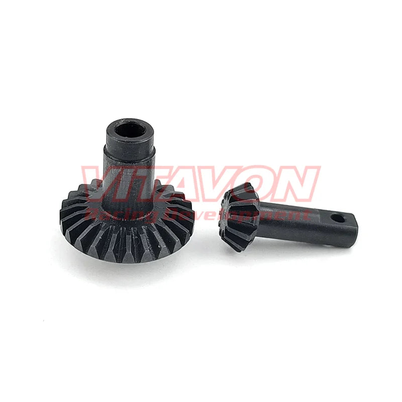 VITAVON T4M0009 12/24T HD Steel Diff Pinion & Ring Gear For Traxxas TRX-4 MINI