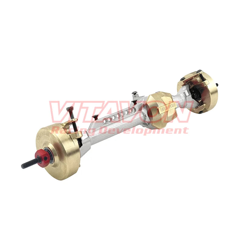 VITAVON CNC Aluminum 7075 Front Straight Axle with Internals For Axial SCX10 Pro