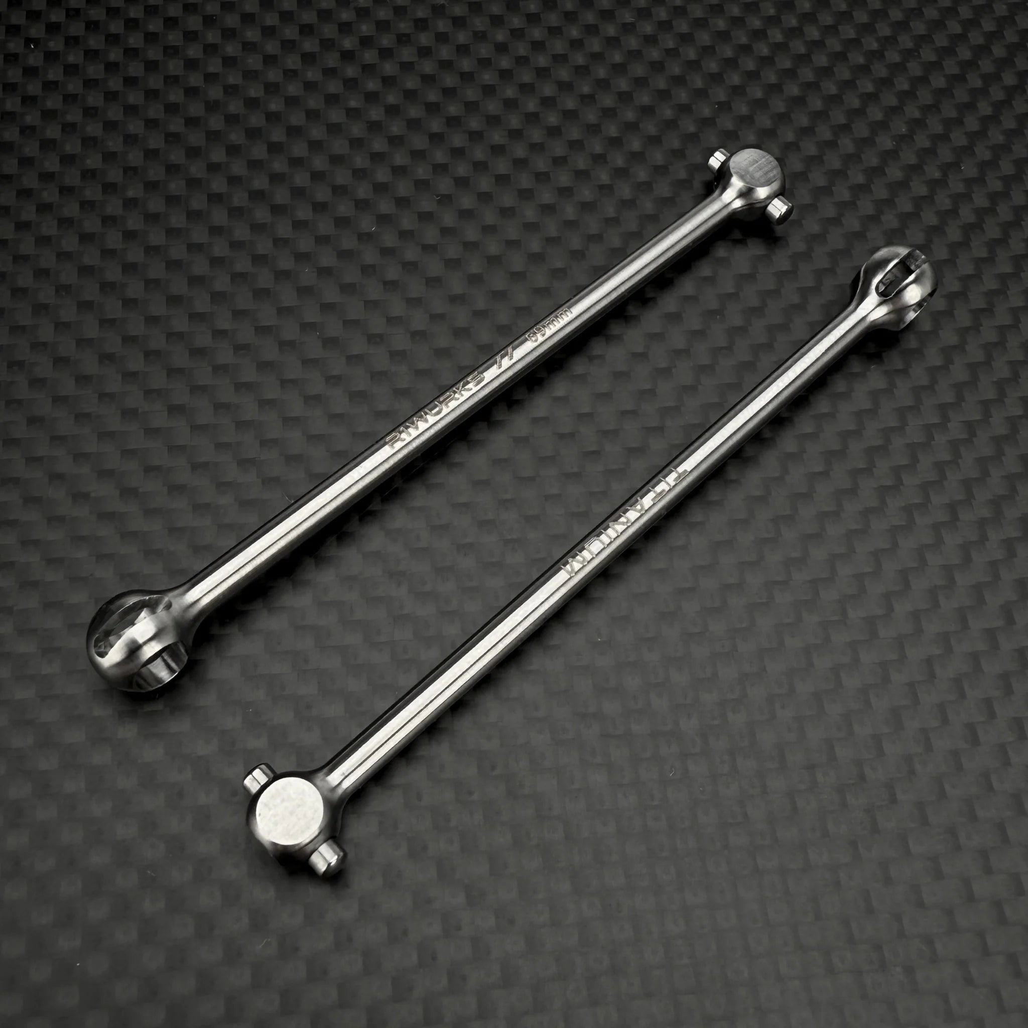 R1WURKS 900118 (B7 / B84 Series) Ultra-lightweight Titanium HD CVA Bones, 69mm