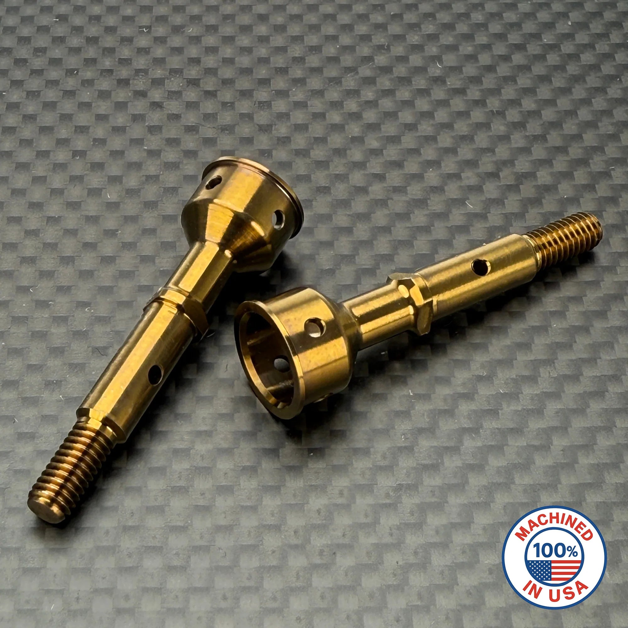 R1WURKS 900144-2 (B7 / B84 Series) Ultra Lightweight Rear CVA Axle, Titanium (Bronze)