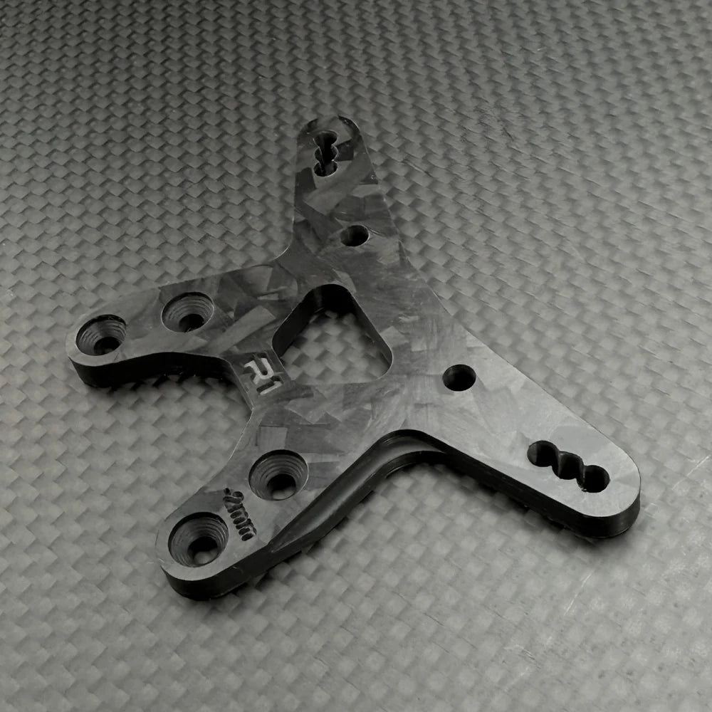R1WURKS 900151-F (B7 Series) Front Carbon Fiber Shock Tower, -2mm