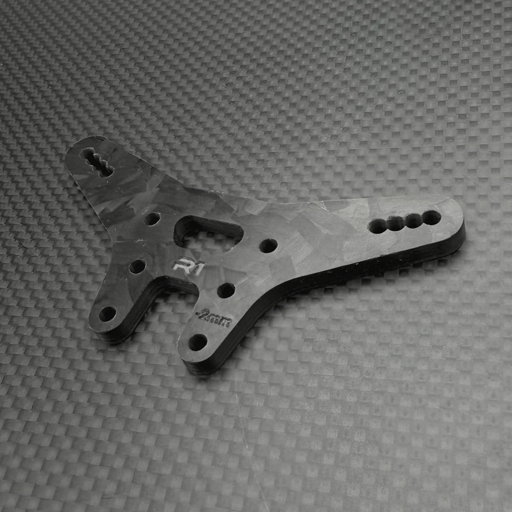 R1WURKS 900152-F (B7 Series) Rear Carbon Fiber Shock Tower, -2mm