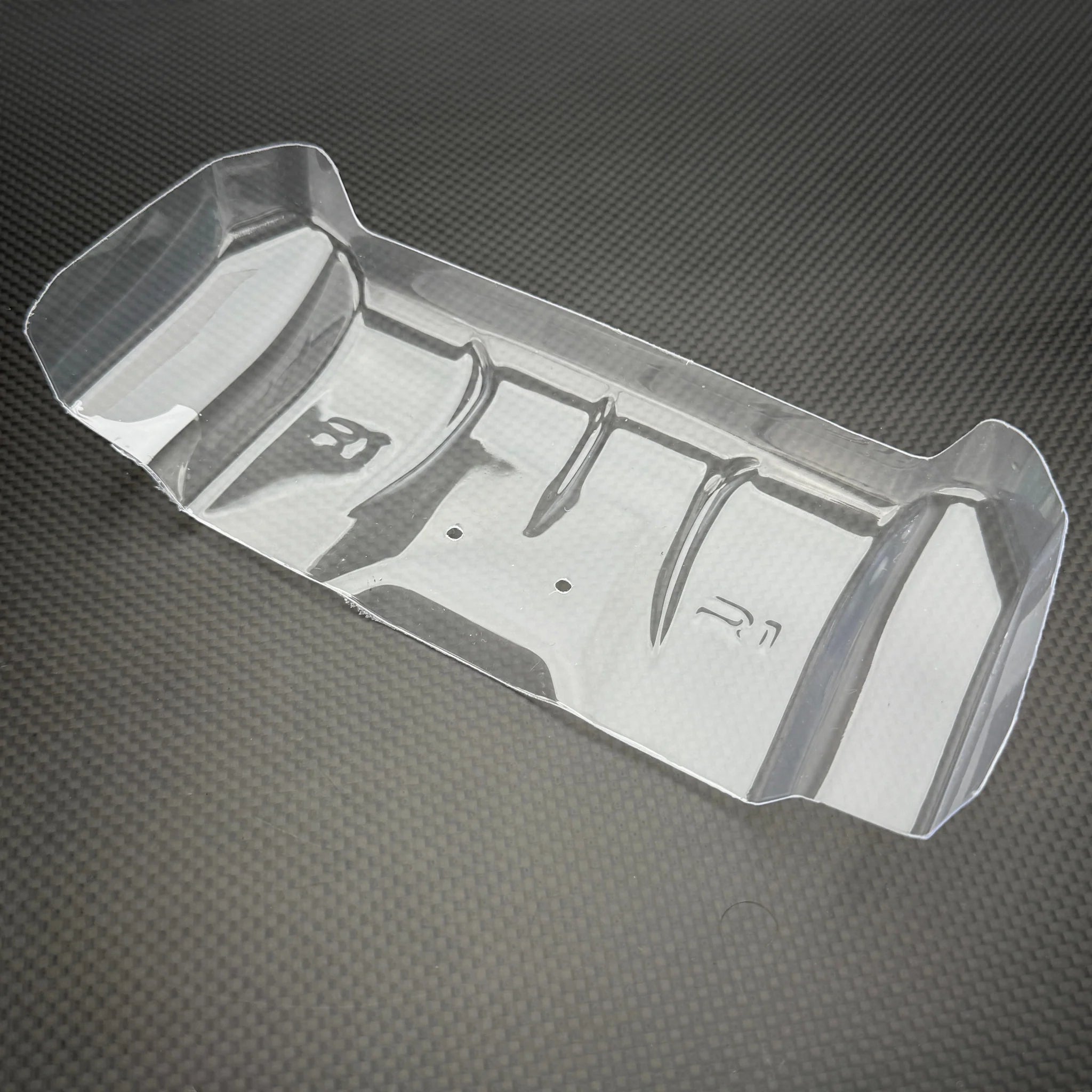 R1WURKS 920037 R1B Rear Wing, 7 Inch, Clear, Pre-Cut