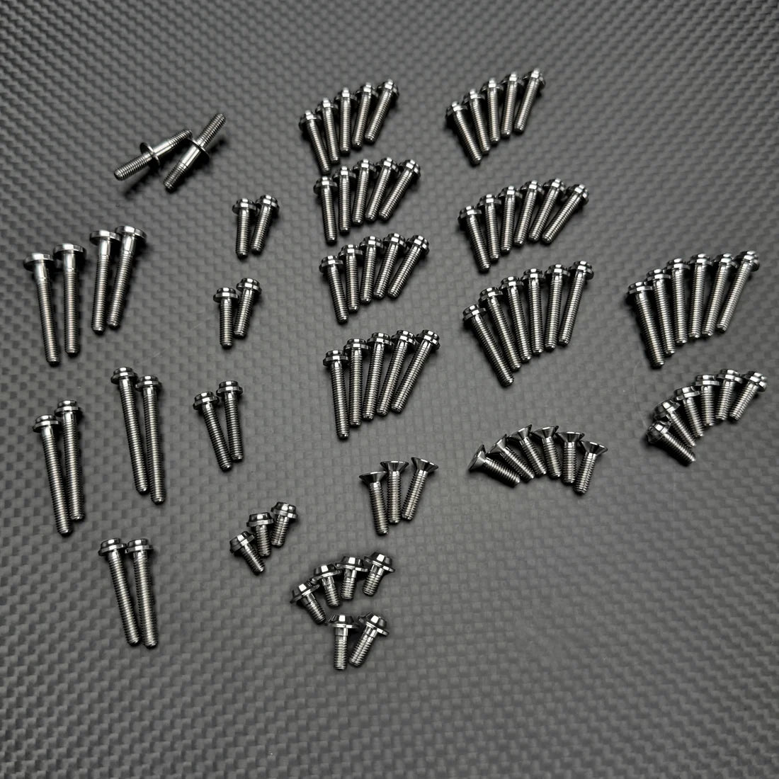 R1WURKS 900298DS (B7.1 Series) Titanium Upper Screw Set (Kit Version: Dirt)