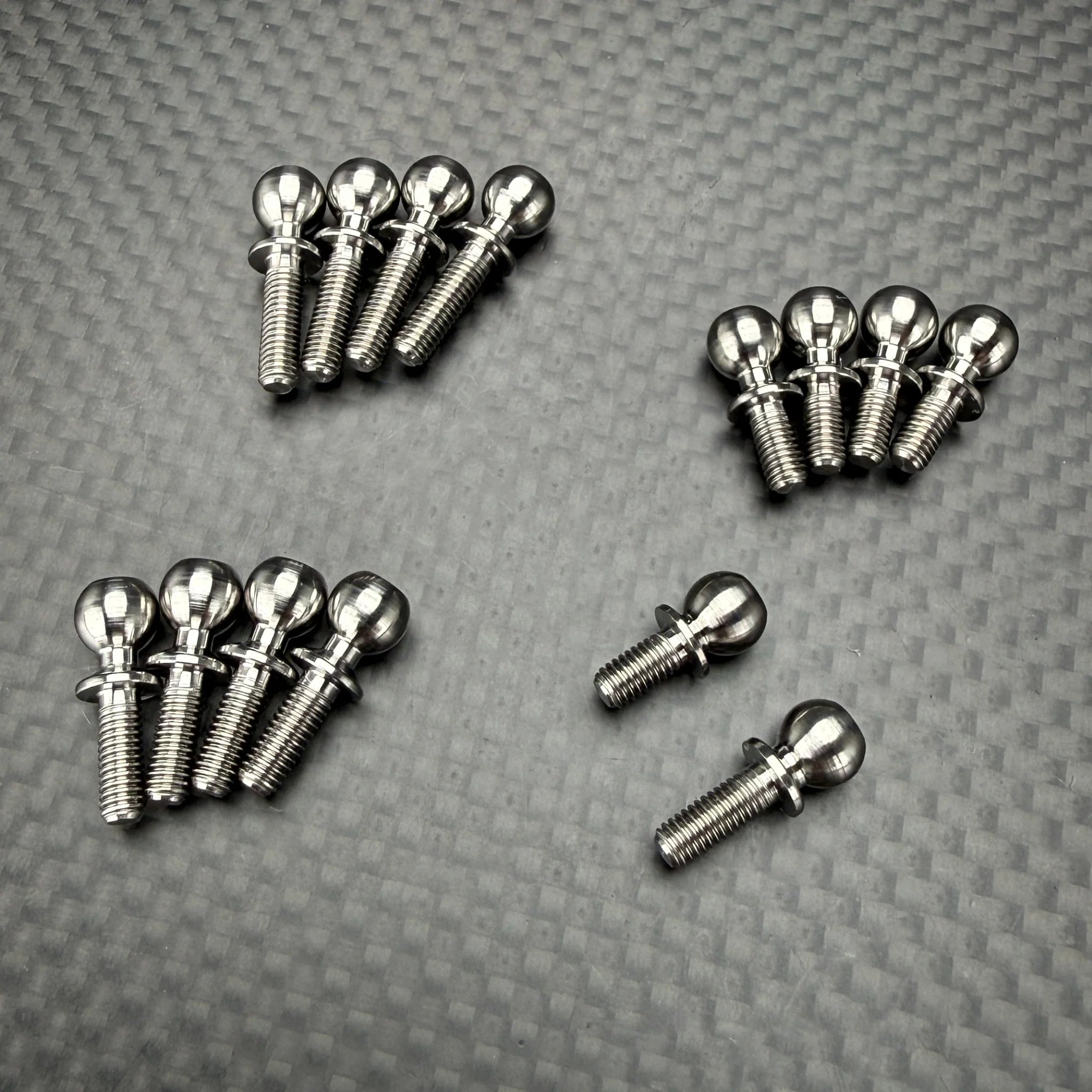 R1WURKS 900308DS (B7.1 Series) Turnbuckle Ball Stud Set, Titanium, 14pcs
