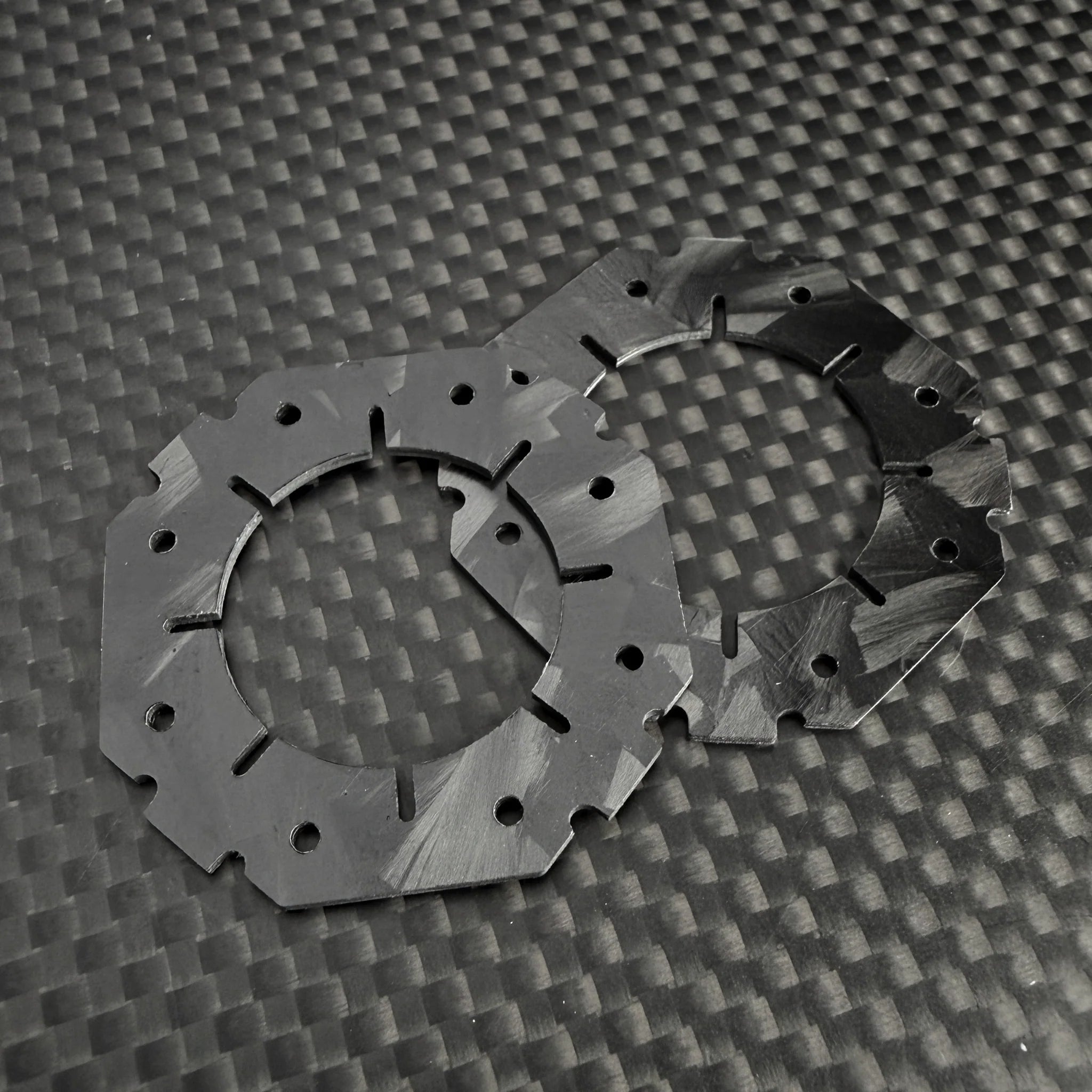 R1WURKS 920098 R1B Forged Carbon Slipper Pads (19mm Inner Diameter)