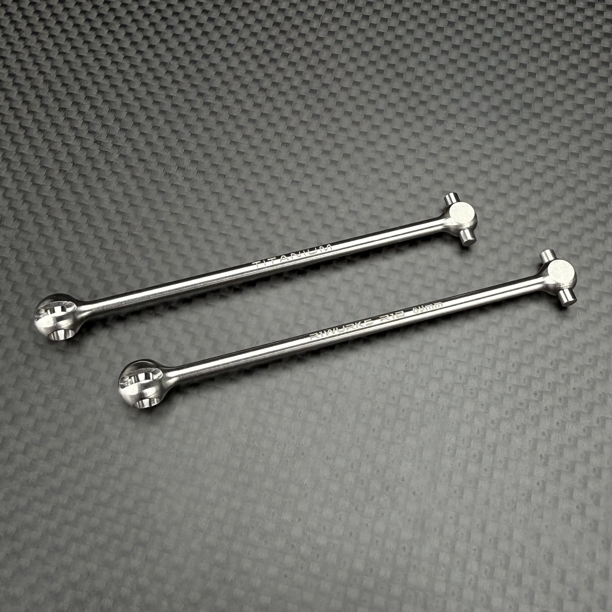R1WURKS 920314 R1B Ultra-lightweight Titanium CVA Bones, 69mm