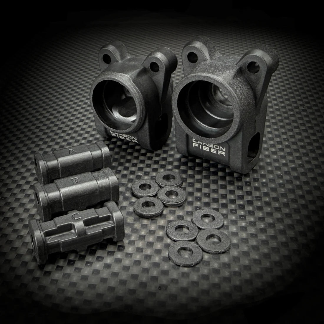 R1WURKS 920317 R1B Carbon Rear Hubs