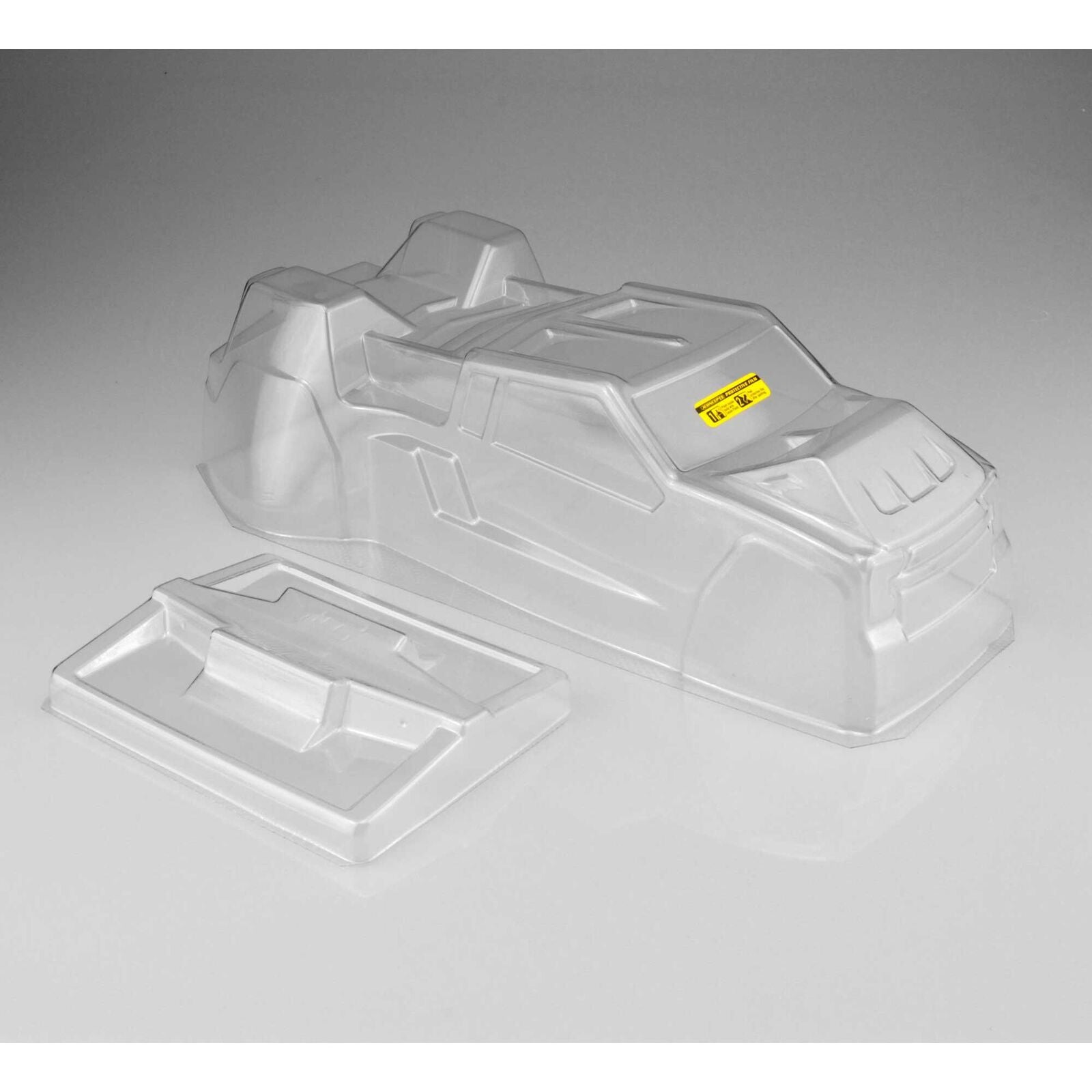 JCONCEPTS 0355 1/10 F2 Finnisher Clear Body with Rear Spoiler: T6.1