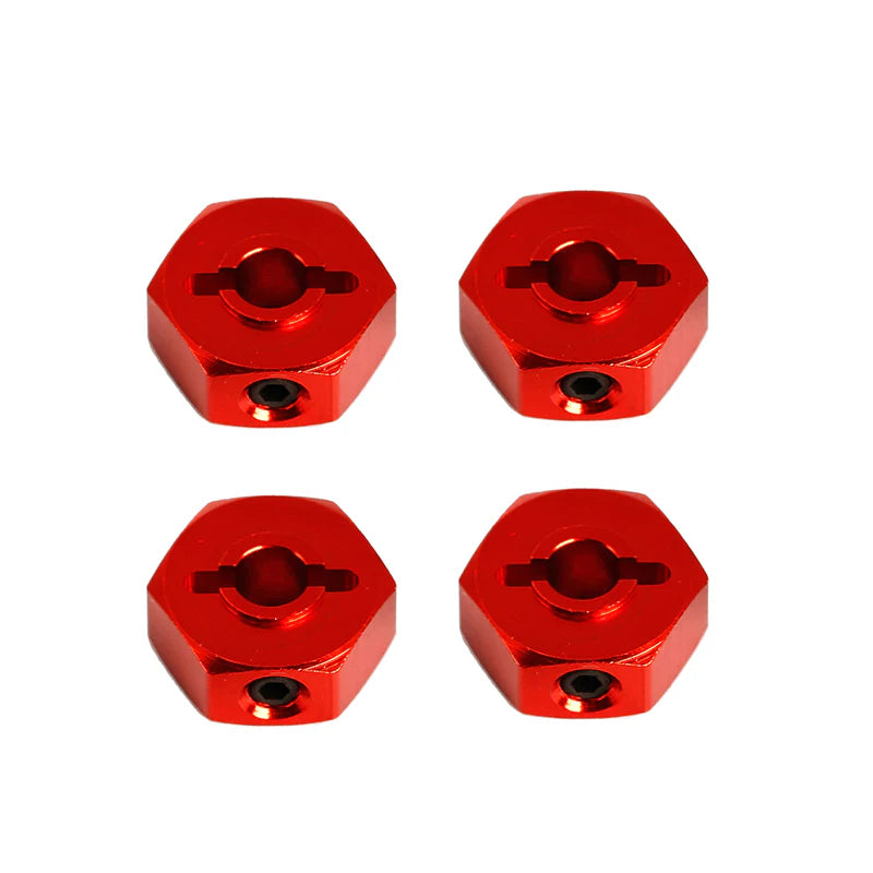 LC RACING L6143 12mm Wheel Hub Hex Aluminum 4pcs (5mm)