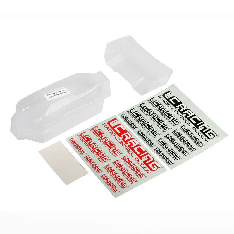 LC RACING L6228 LC12B1 Buggy Body/Rear Aero Wing(Light)
