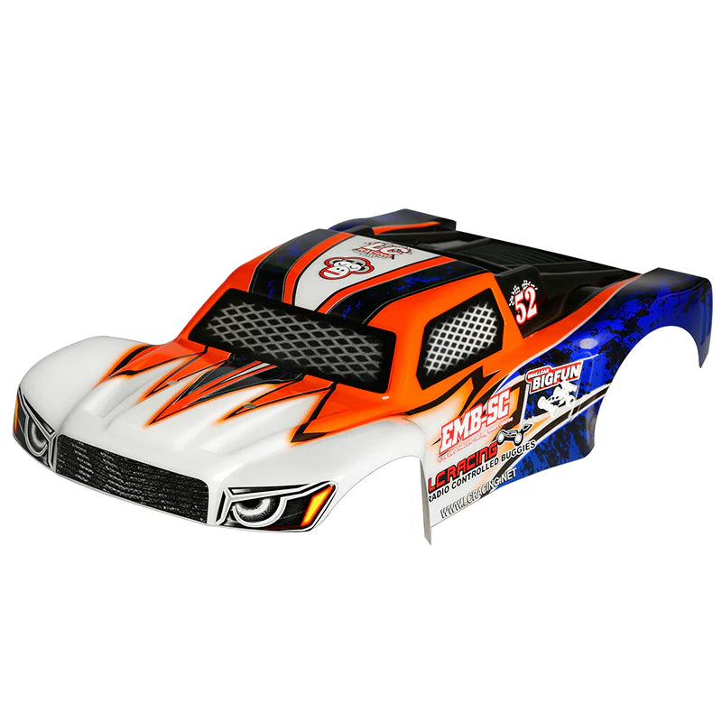 LC RACING L6241 1/14 Polycarbonate Short Course Truck Body (Pre-painted)