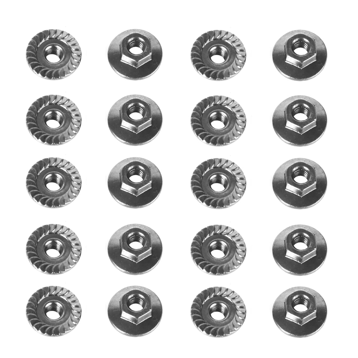 LC RACING LCSK55 M3 Flanged Nuts (Serrated) (20pcs)