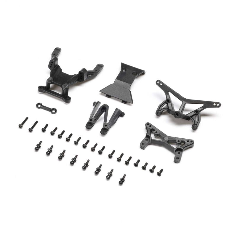 LOSI LOS-1770 Front & Rear Towers, Bumper: Micro-B/T