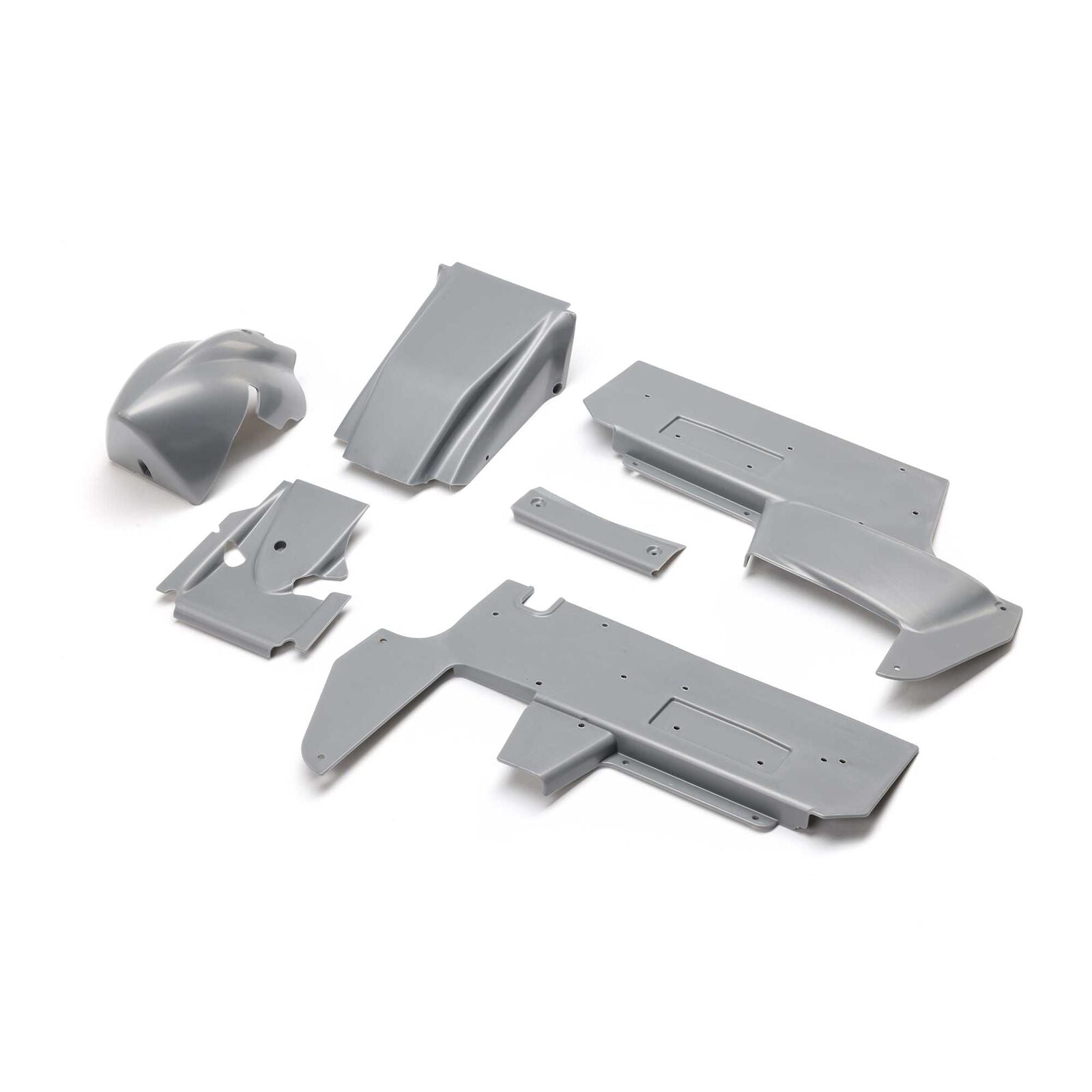 LOSI LOS-1889 Body Panel Set, Silver: 22S Sprint