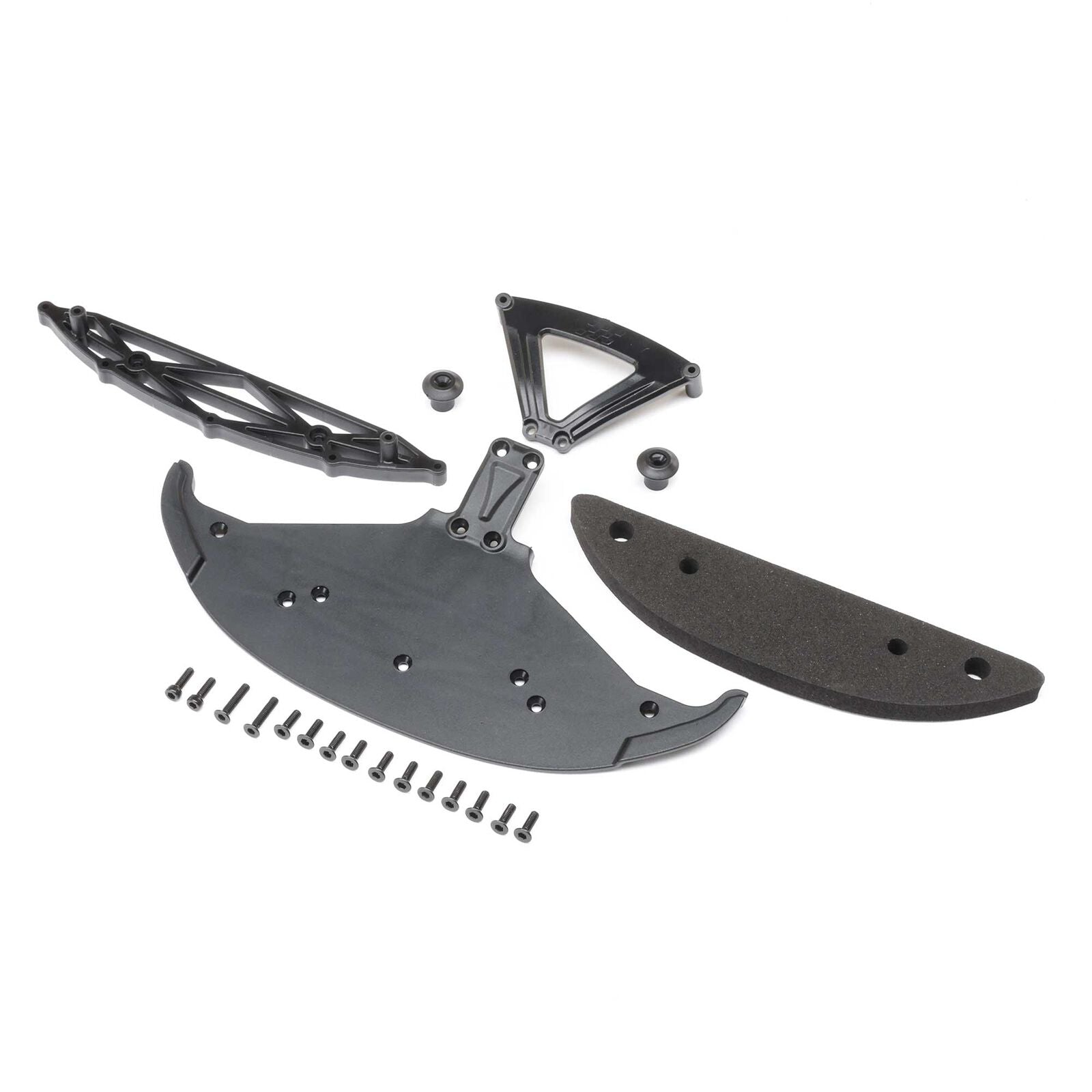 LOSI LOS-1926 Front Bumper & Splitter: NASCAR