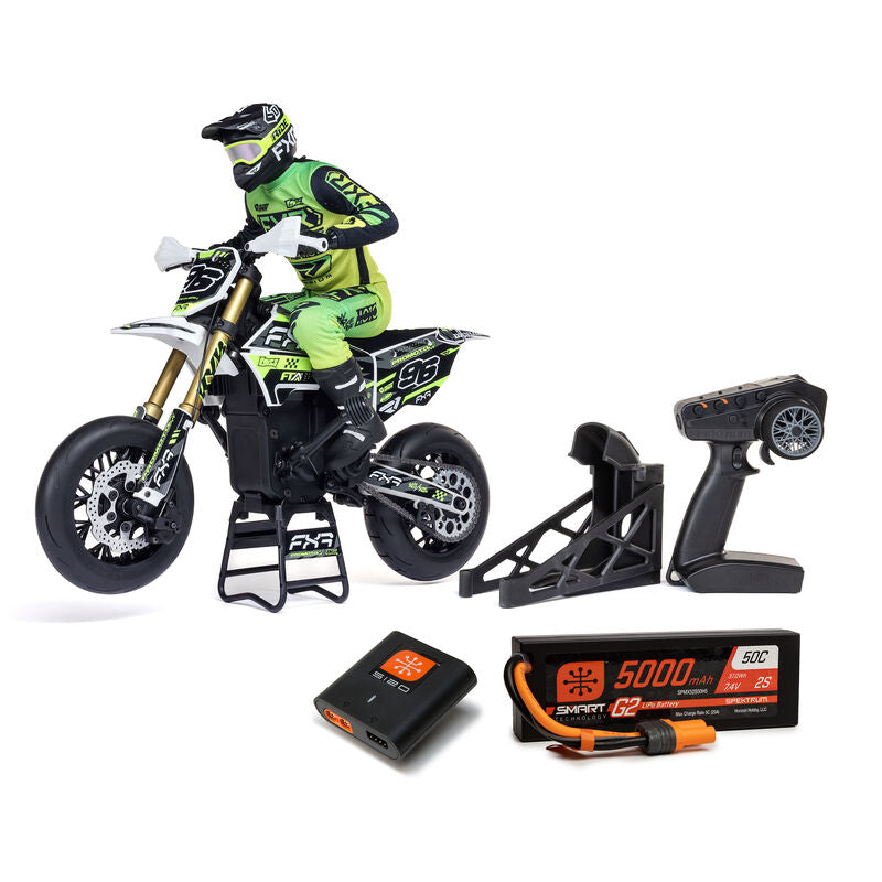 LOSI 1/4 Promoto-SM FXR Supermoto Motorcycle RTR
