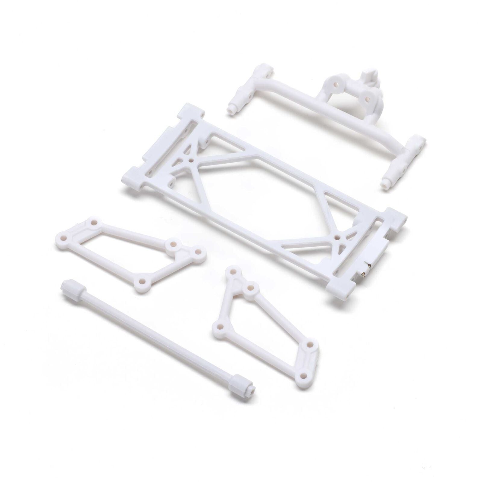 LOSI LOS-2404 Front Wing Mount Set, White: 22S Sprint