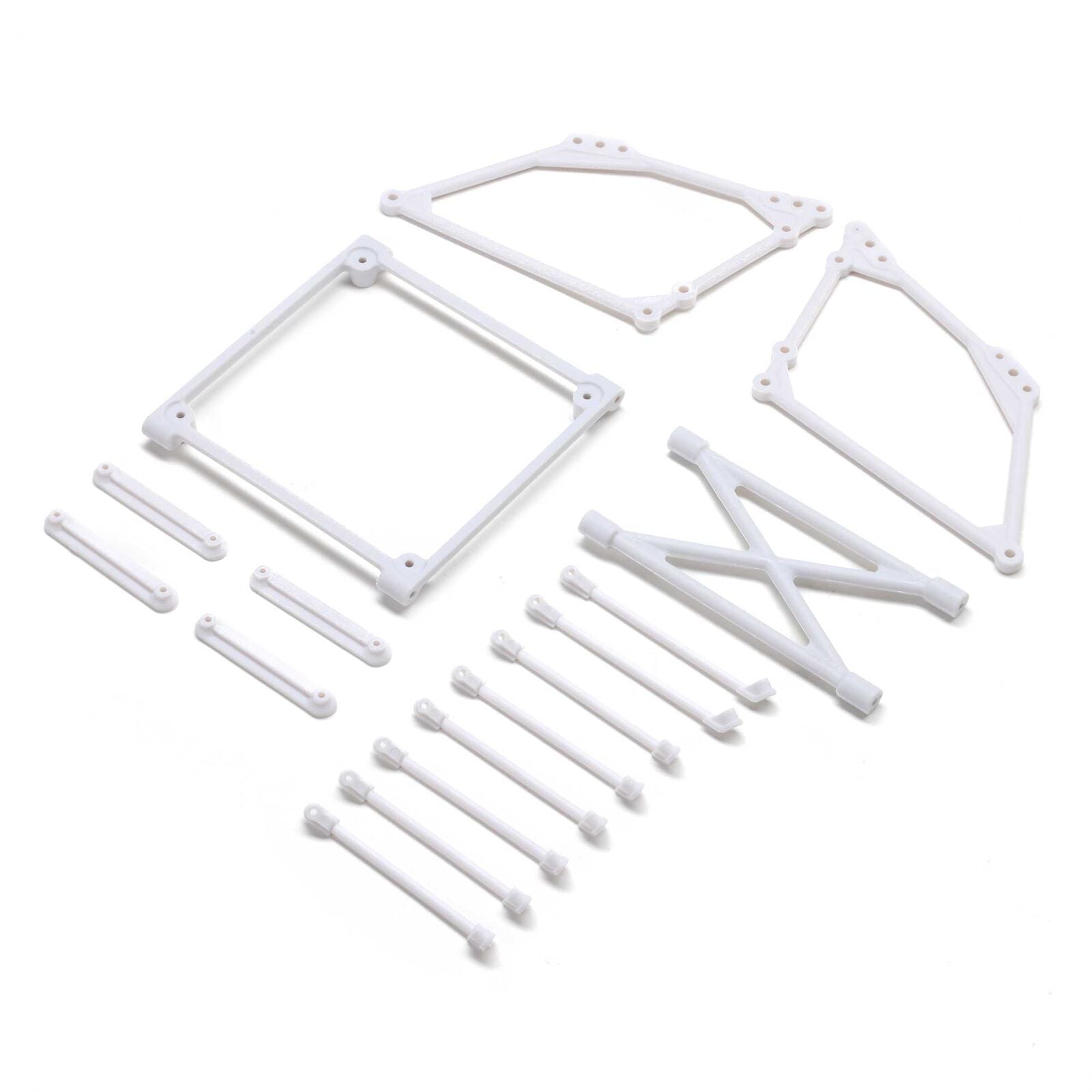 LOSI LOS-2420 Top Wing Mount Set, White: 22S Sprint