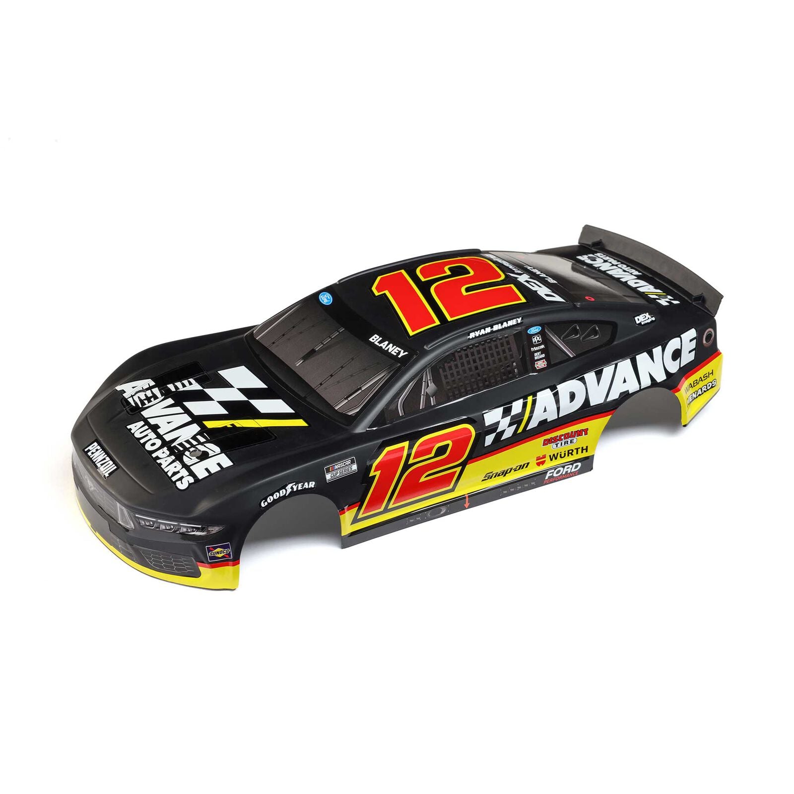 LOSI LOS-2791 Ryan Blaney #12 Advance Auto 2025 Body: NASCAR GROM