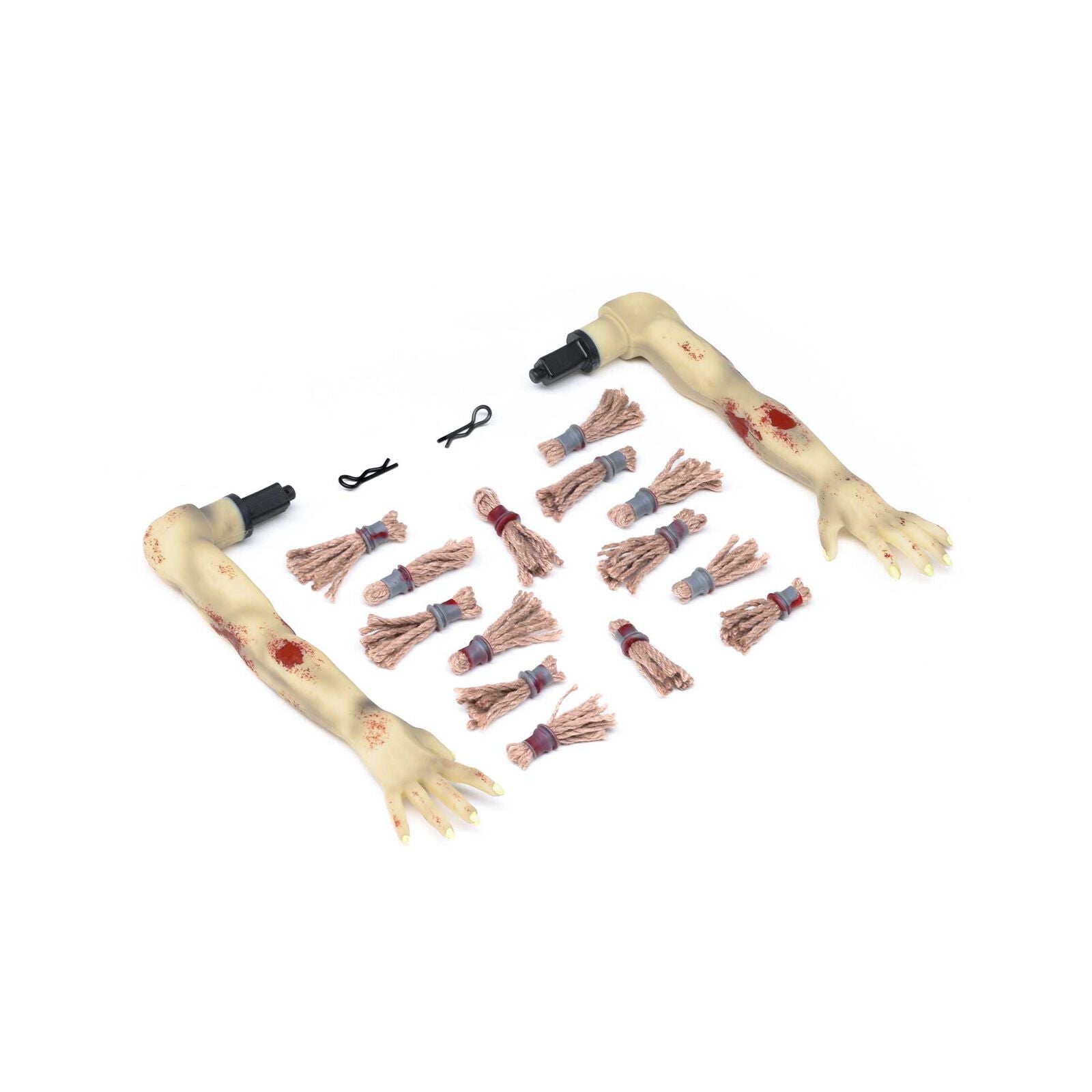 LOSI LOS-2817 Hair & Arms, Zombie: Mini LMT