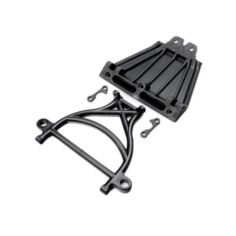 LOSI LOS-3631 Front Skid Plate and Brace: 5IVE-3.0
