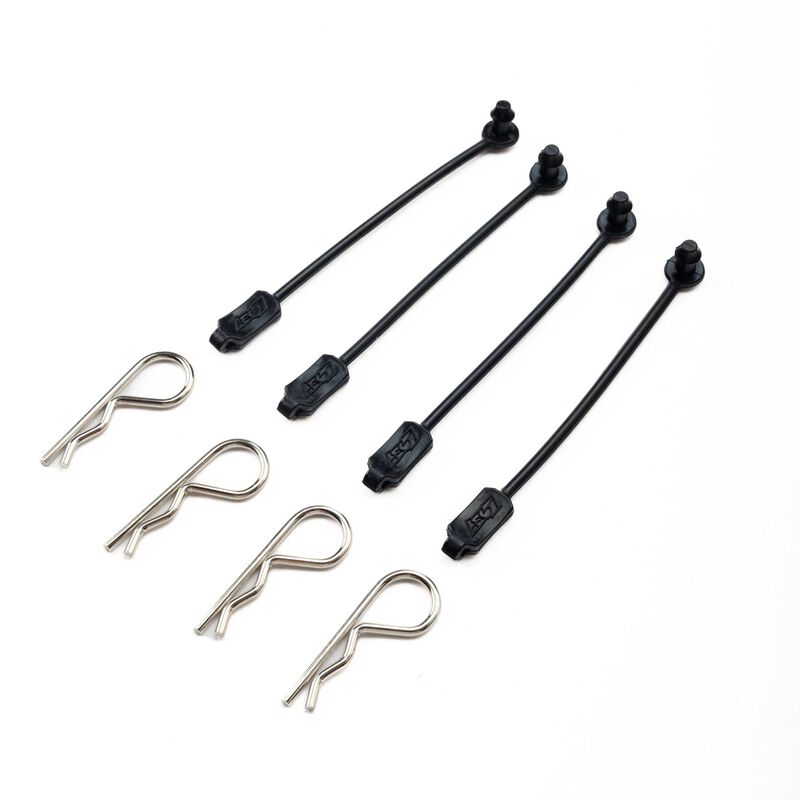 LOSI LOS-3638 Body Clips and Teather: 5IVE-T 3.0