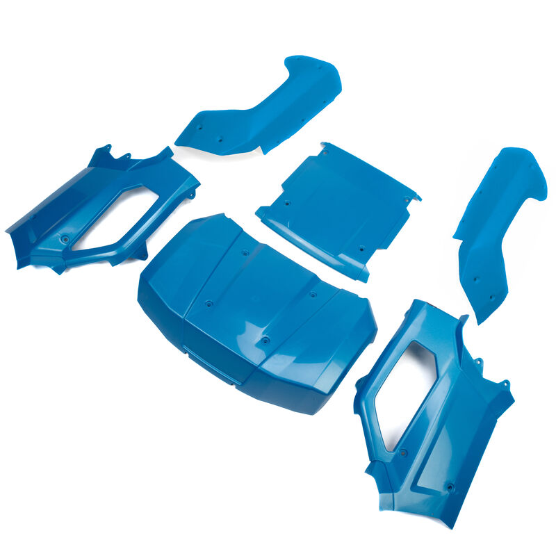 LOSI LOS-4001 Body Set, Complete, Metallic Blue: 5IVE-T 3.0