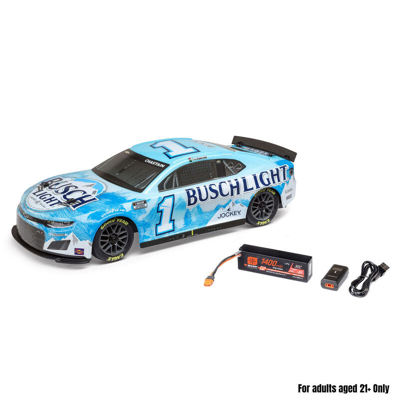LOSI 1/12 NASCAR RC Racecar 2S AWD RTR Brushed On-Road (Battery & Charger Included)