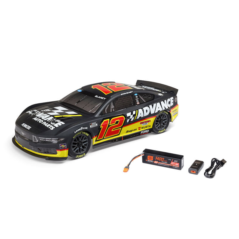 LOSI 1/12 NASCAR RC Racecar 2S AWD RTR Brushed On-Road (Battery & Charger Included)