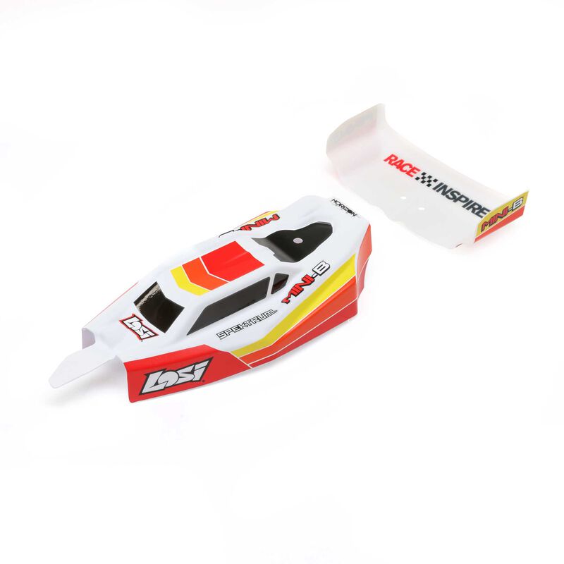 LOSI LOS210024 Body & Wing, Red: Mini-B, BL