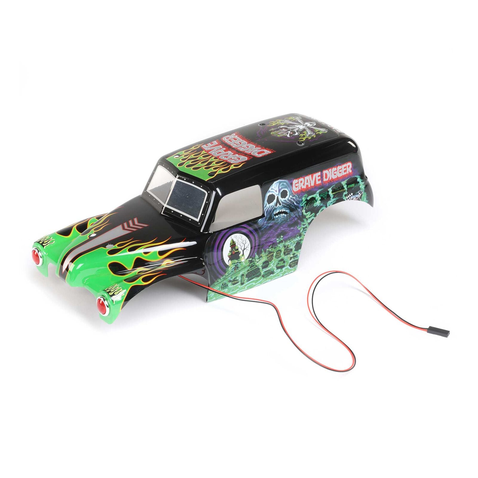 LOSI LOS210044 Body Set, Grave Digger, Painted: Mini LMT